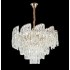 Candelabru RFAN, Model RF382/500, Textura Cristal, Metal, 8 X E14, Auriu [2]