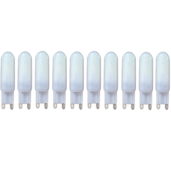 Set 10 X Becuri LED RFAN, G9 MAT, Lumina Rece, 6000K, 3W [1]