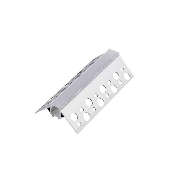 Profil LED Incastrat, Colt Exterior, Lungime 2m, Aluminiu [1]