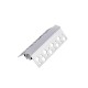 Profil LED Incastrat, Colt Exterior, Lungime 2m, Aluminiu