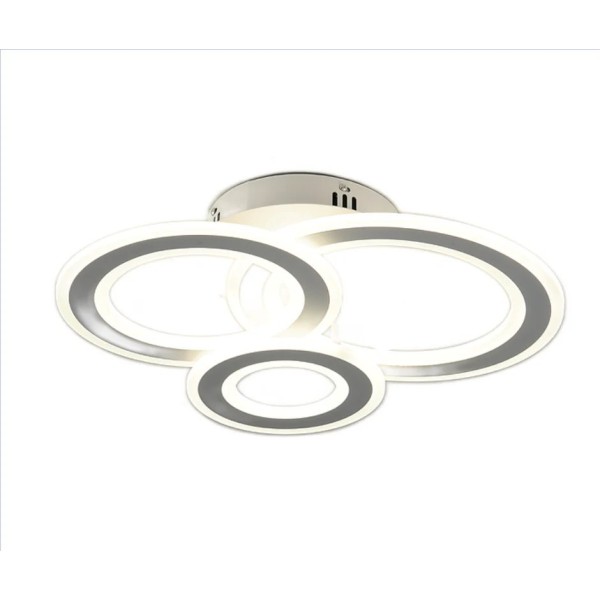 Lustra LED RFAN, Model M978-3C, Cu Telecomanda, 3 Tipuri De Lumina, Intensitate Reglabila, 178W, Alb [1]