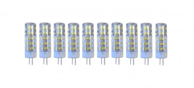 Set 10 X Becuri LED RFAN, G4, Lumina Calda, 3000K, 7W, 220V