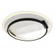 Lustra LED RFAN, Model R9053/R, Cu Telecomanda, 3 Tipuri De Lumina, Intensitate Reglabila, 102W, Negru/Alb