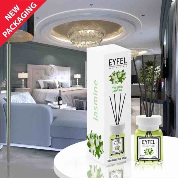 Eyfel odorizant de camera cu bete 120ml, Jasmine (Iasomie) [1]