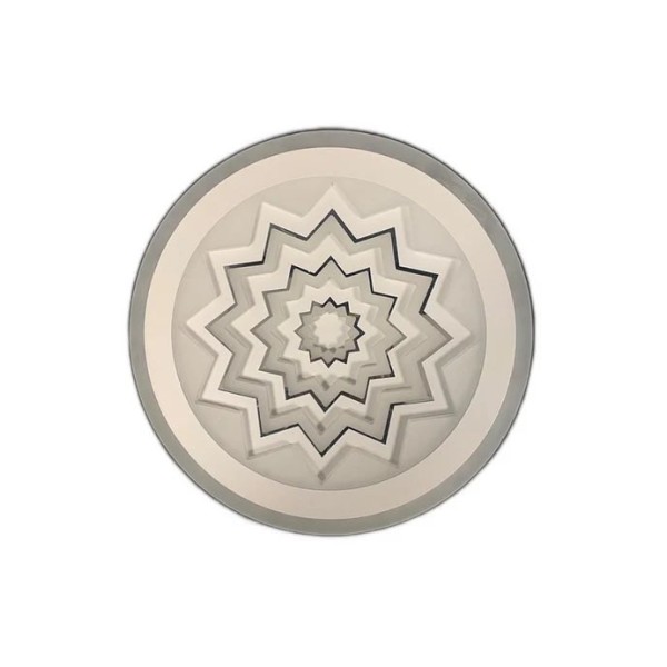 Lustra LED RFAN, Model 8031-2, 3 Tipuri De Lumina, 60W, Alb [1]