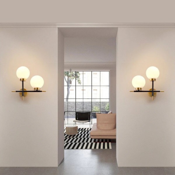 Lampa LED De Perete Cu Abajur, 24x32 Cm, Gold [1]