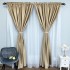Set 2 bucati de Draperie Blackout CLASS Satinata cu fir fin de sclipici - 250 cm x250 cm , rejansa pt. sina, Bej mediu - CR03  [6]