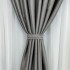Set 2 Draperii Blackout CLASS Satinata cu fir fin de sclipici - 2m latime x 2.45m inaltime x Tiv lat, Gri mediu - CR06 [9]