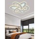 Lustra LED RFAN, Model R9135/520, Cu Telecomanda, 3 Tipuri De Lumina, Intensitate Reglabila, 63W, Alb/Negru