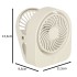 Mini ventilator de birou cu cleme usb 11,5cm alb [4]