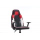 Scaun de Gaming, WF-6049, Negru/Rosu/Alb