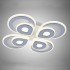 Lustra LED RFAN, Model R9009/4+4, Cu Telecomanda, 3 Tipuri De Lumina, Intensitate Reglabila, 160W, Alb [2]