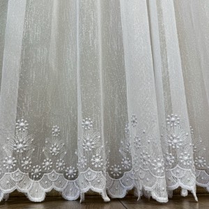 Perdea Alina din IN Brodat - 6m latime  x 2.40m inaltime x tiv lat, Alb Perdea Alina din IN Brodat - 6m latime  x 2.40m inaltime x tiv lat, Alb