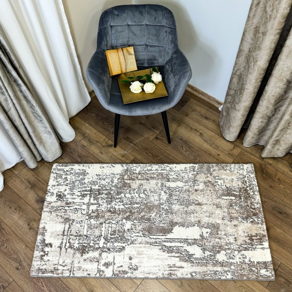 Covor Modern, Elegant, 300x400cm, gros si pufos, SHINNY V3, Bej/Gri/Alb [1]