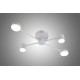 Lustra LED RFAN, Model R9029-4, Cu Telecomanda, 3 Tipuri De Lumina, Intensitate Reglabila, 48W, Alb