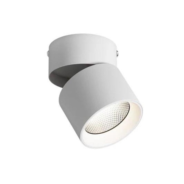 Spot LED RFAN, Aplicat, Orientabil, Lumina Calda, 3000K, 10W, Alb [1]