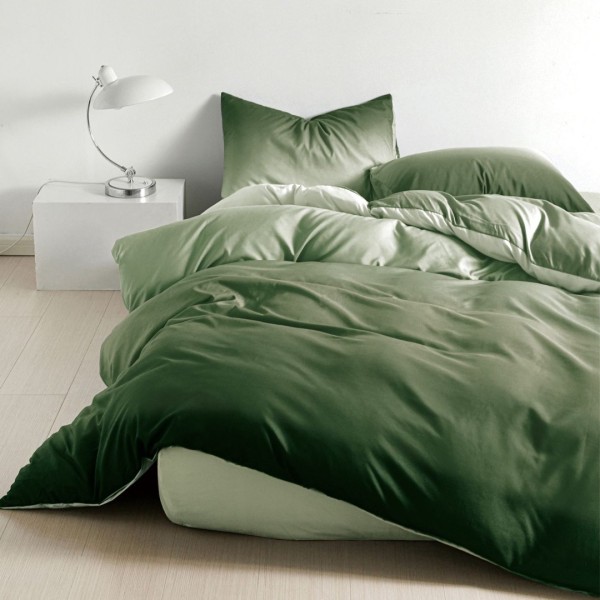Lenjerie pat 1 PERSOANA, FINET, 4 piese, Verde [1]