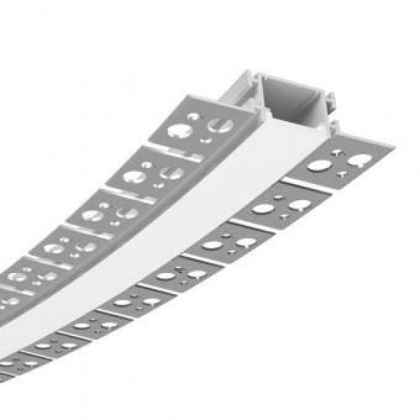 Profil LED Incastrat Pentru Finisaj Glet, Flexibil, Lungime 3m, Latime 2cm [1]