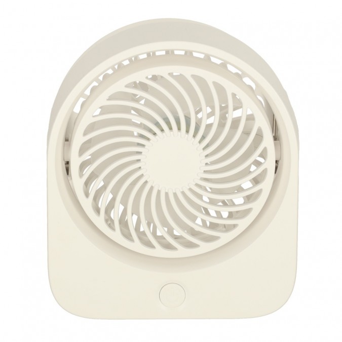 Mini ventilator de birou cu cleme usb 11,5cm alb