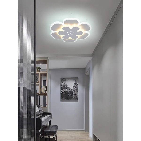 Aplica LED RFAN, Model 9328-240, 3 Tipuri De Lumina, 56W, Alb [1]