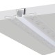 Profil LED Incastrat, Finisaj Glet, Lungime 2m