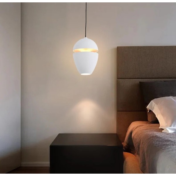 Pendul LED RFAN, Model D20899, Lumina Neutra, Inaltime Reglabila, 7W, Alb [1]