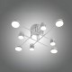 Lustra LED RFAN, Model R9031-8, Cu Telecomanda, 3 Tipuri De Lumina, Intensitate Reglabila, 96W, Alb