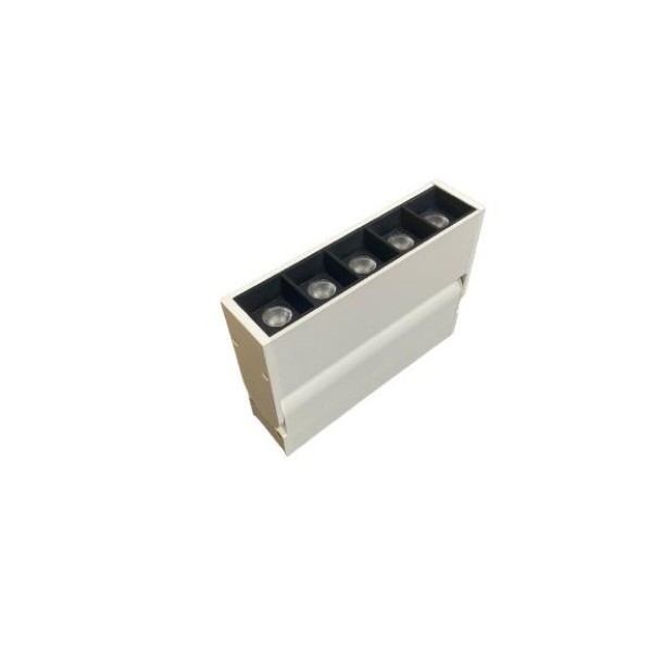 Grila LED Reglabila, Sina Magnetica Aplicata Slim, Lumina Neutra, 10W, Alb, Model MS30-FD5 [1]