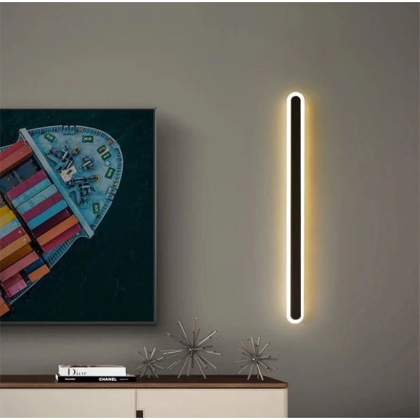Aplica LED RFAN, Model B108, 3 Tipuri De Lumina, 30W, Negru [1]