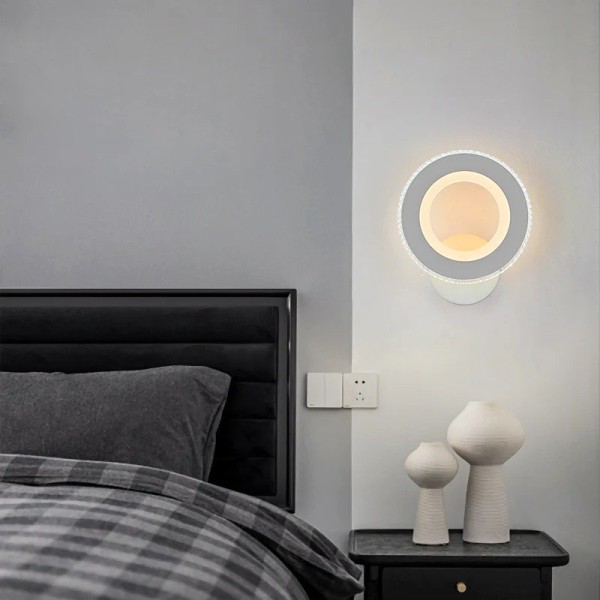 Aplica LED RFAN, Model B1600-1, 3 Tipuri De Lumina, 40W, Alb [1]