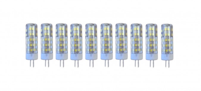 Set 10 X Becuri LED RFAN, G4, Lumina Rece, 6000K, 7W, 220V