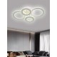 Lustra LED RFAN, Model R9134/2+2C, Cu Telecomanda, 3 Tipuri De Lumina Plus Lumina RGB, Intensitate Reglabila, 71W, Alb/Auriu