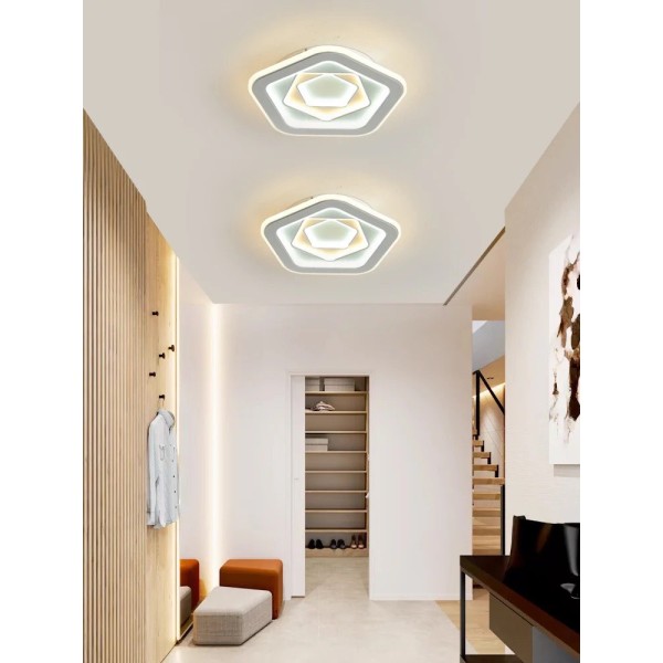Aplica LED RFAN, Model 9115-300, 3 Tipuri De Lumina, 92W, Alb [1]