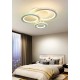 Lustra LED RFAN, Model M600/1+1+1, Cu Telecomanda, 3 Tipuri De Lumina Plus Lumina RGB, Intensitate Reglabila, 96W, Alb