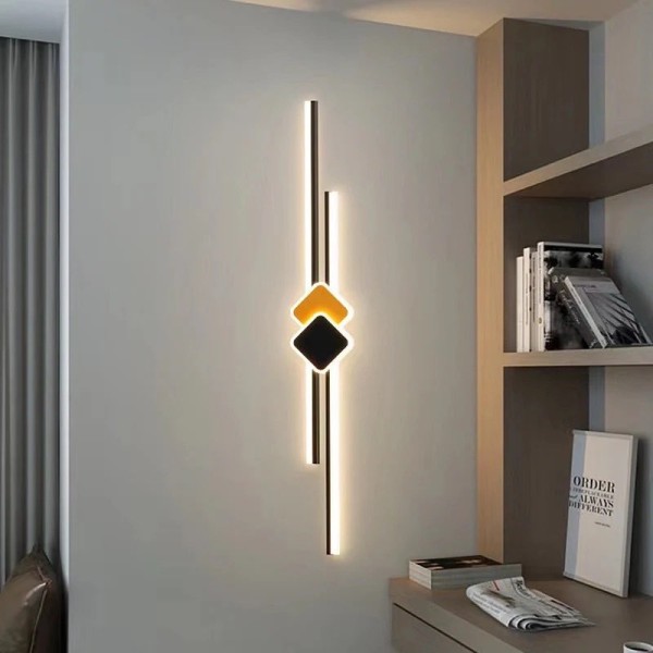 Aplica LED RFAN, Model B110/900, 3 Tipuri De Lumina, 72W, Negru [1]