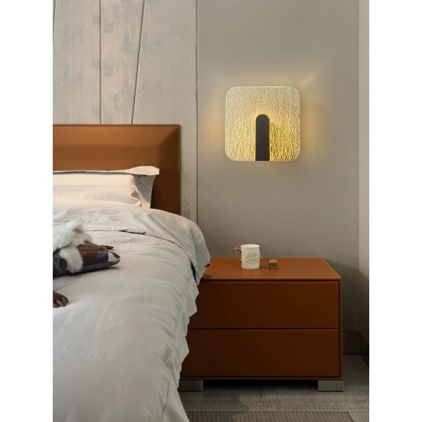 Aplica LED RFAN, Model R9132/240, 3 Tipuri De Lumina, 4W, Negru/Auriu [1]
