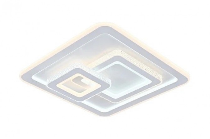 Lustra LED RFAN, Model R9115/460, Cu Telecomanda, 3 Tipuri De Lumina, Intensitate Reglabila, 91W, Alb