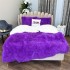 Pilota CoCoLiNo Fluffy, cu Blanita tip Sherpa, Alba, 200x230cm + 2 fete de perna 50x70cm, matlasata, Lila Very Perry [2]