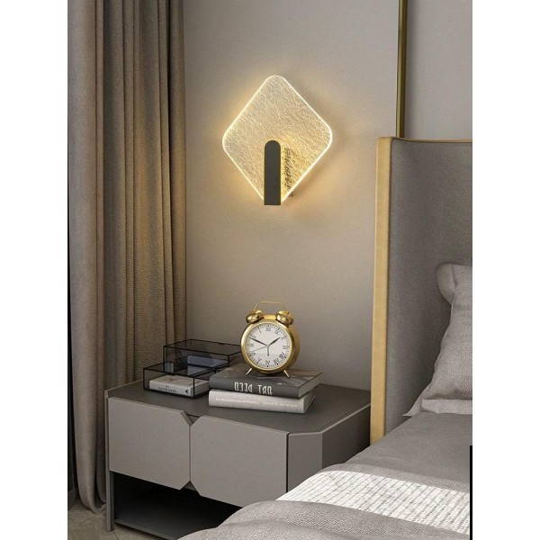 Aplica LED RFAN, Model R9129/240, 3 Tipuri De Lumina, 4W, Negru/Auriu [1]