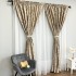 Draperie Catifea Nikko cu insertii aurii, Bej - V2, 140cm latime x 260cm inaltime, cu tiv lat pt bara [8]