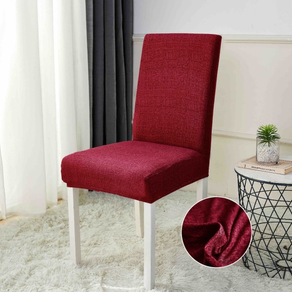 Set 6 huse universale pentru scaun, ELASTICE, Jojo Home, Rosu, Uni [1]
