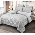 Set Cadou Luxury, Jojo Home, Jacquard Regal, 7 Piese, Cu Pilota Inclusa, Gri [3]