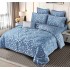Set Cadou Luxury, Jojo Home,  Jacquard Regal, 7 Piese, Cu Pilota Inclusa, Albastru [3]