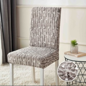 Set 6 huse universale pentru scaun, ELASTICE, Jojo Home, Maro, model clasic Set 6 huse universale pentru scaun, ELASTICE, Jojo Home, Maro, model clasic