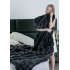 Pătură Luxury Soft Touch, Jojo Home, cu Blăniță Artificială Tip Iepure, 200x230 cm, cu Fermoar, Antracit [4]
