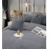 Lenjerie de pat, Soft Touch, Jojo Home, cu Blăniță Short Hair, Rabbit, 200x230 cm, 6 piese, Gri inchis [4]