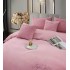 Lenjerie de pat, Soft Touch, Jojo Home, cu Blăniță Short Hair, Rabbit, 200x230 cm, 6 piese, Roz [2]