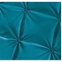 Lenjerie de Pat Premium, JOJO HOME,  Finet cu Pliuri Brodate, 6 Piese, Nesifonabilă și Durabilă, Turquoise [2]