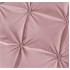 Lenjerie de Pat Premium, JOJO HOME,  Finet cu Pliuri Brodate, 6 Piese, Nesifonabilă și Durabilă, Roz pudra [2]