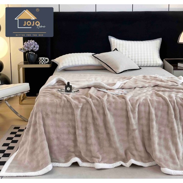 Patura CoCoLiNo, Jojo Home, 200x230cm, tip Blanita Wave, Cappuccino [1]